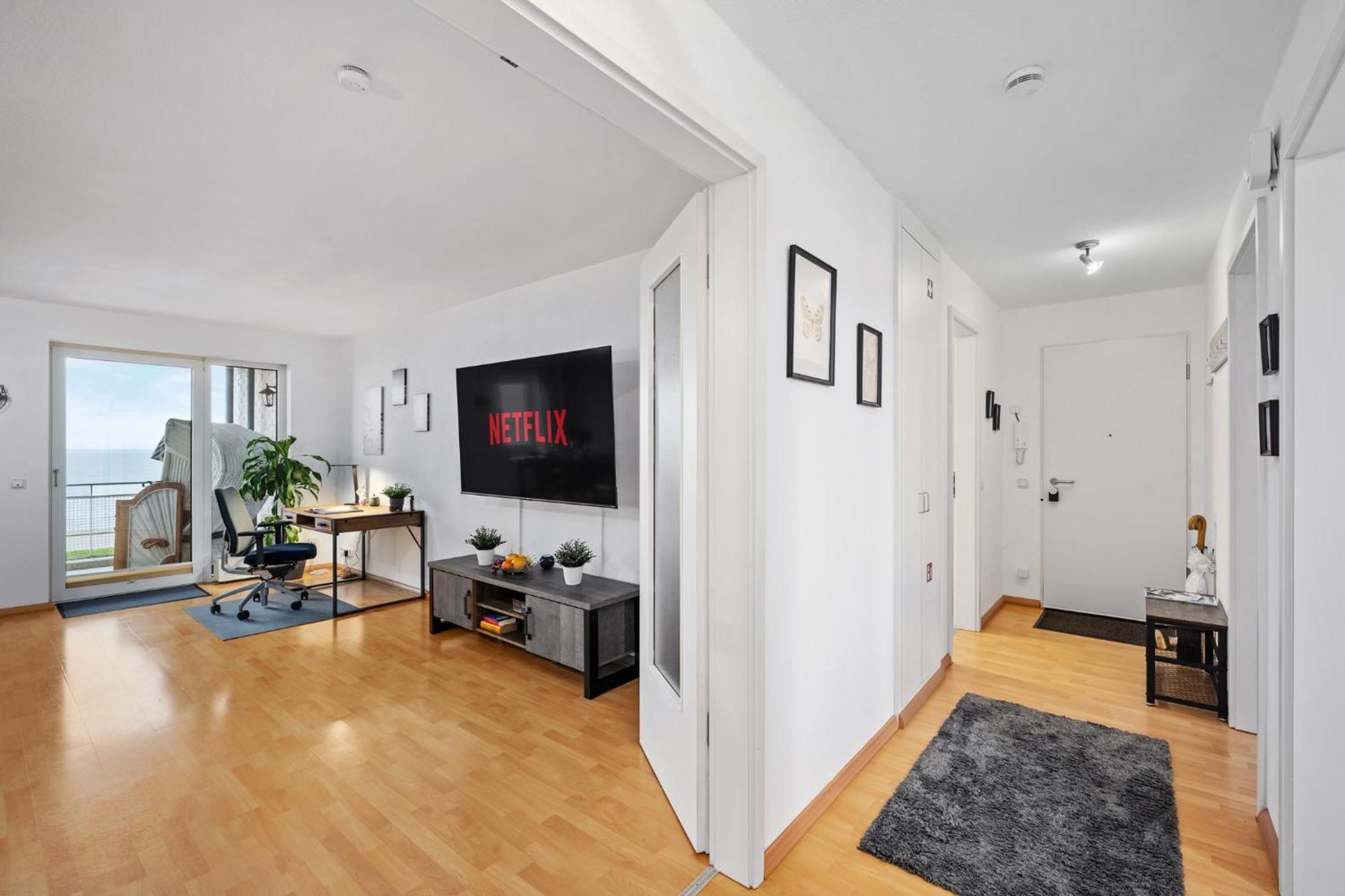 Strand-Apartment, Strandkorb, Meeresrauschen, Parkplatz 威廉港 外观 照片