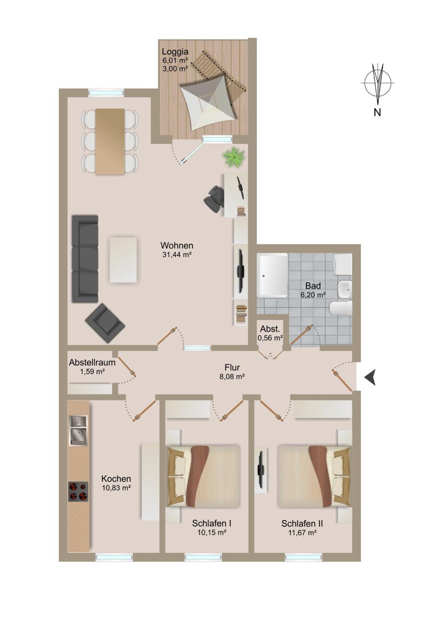 Strand-Apartment, Strandkorb, Meeresrauschen, Parkplatz 威廉港 外观 照片